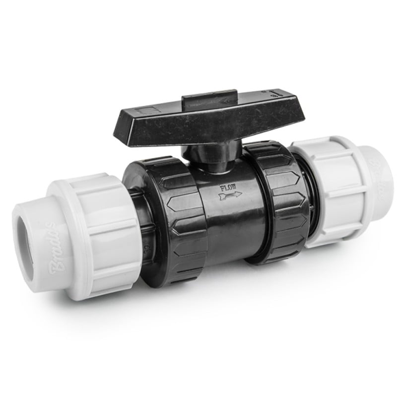 Zawór do rur PE BRADAS DSRA16V2020 20 mm / 20 mm PN16 1 sztuka