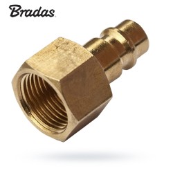 Wtyk szybkozłącza BRADAS SE2-3PF GW 3/8'' mosiężny typ niemiecki GEKA