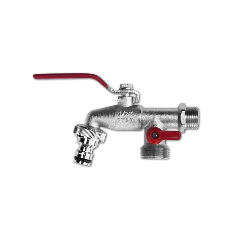 Zawór czerpalny BRADAS GKK0534 3/4" 2 x końcówka GZ 1"+nypel