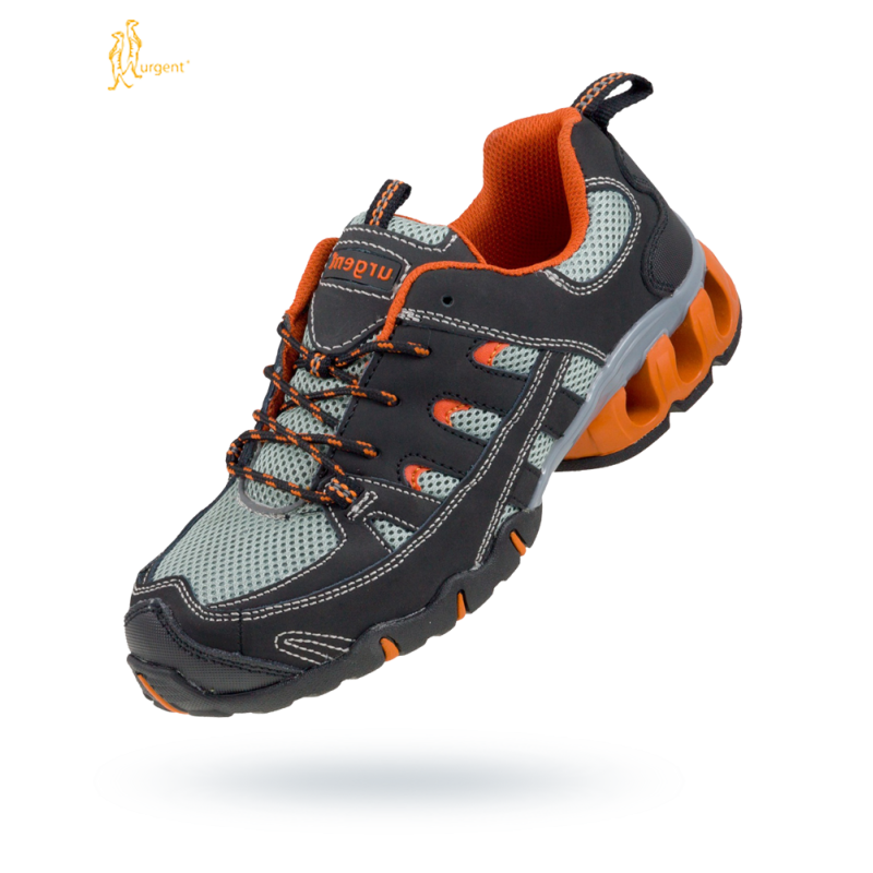 Buty robocze ochronne URGENT 215 S1 r.46 metalowy podnosek skóra