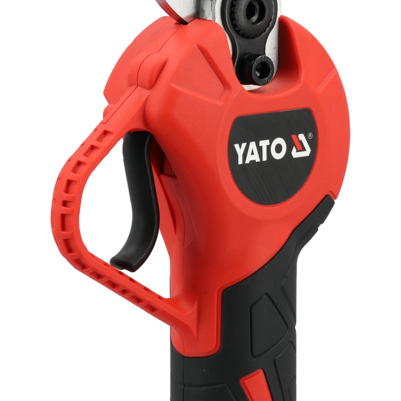 Sekator akumulatorowy YATO YT-828380 18V 2Ah 30mm BL LCD soft grip ładowarka lekki