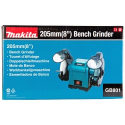 Szlifierka stołowa Makita GB801 550W 205mm, niski poziom hałasu
