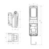 Reflektor budowlany Metabo 601508850 BSA 18 -100 18V LED 1000lm CAS BODY
