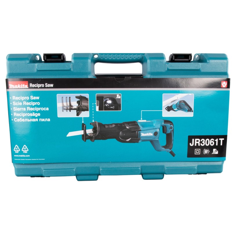 Piła szablasta, lisica Makita JR3061T 1250W 32mm, trzystopniowy ruch wahadłowy