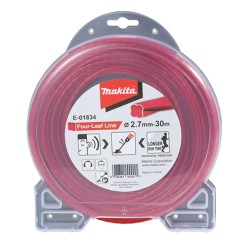 Żyłka tnąca nylonowa 2,7m x 30m Makita E-01834 KONICZYNA czerwona