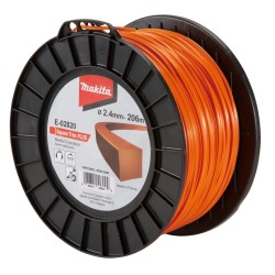 Żyłka tnąca nylonowa 2,4mm x 206m Makita E-02820 kwadratowa pomarańczowa