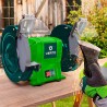 Szlifierka stołowa VERTO 51G427 200mm 350W 2tarcze, 2950 obr