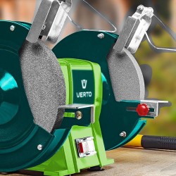 Szlifierka stołowa VERTO 51G427 200mm 350W 2tarcze, 2950 obr