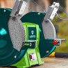 Szlifierka stołowa VERTO 51G427 200mm 350W 2tarcze, 2950 obr