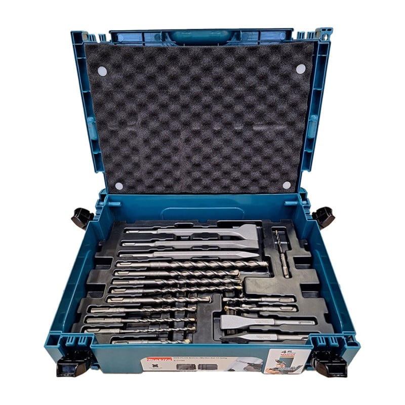 Zestaw wierteł i dłut do młotowiertarki Makita E-17790 SDS+ 17el. MakPac