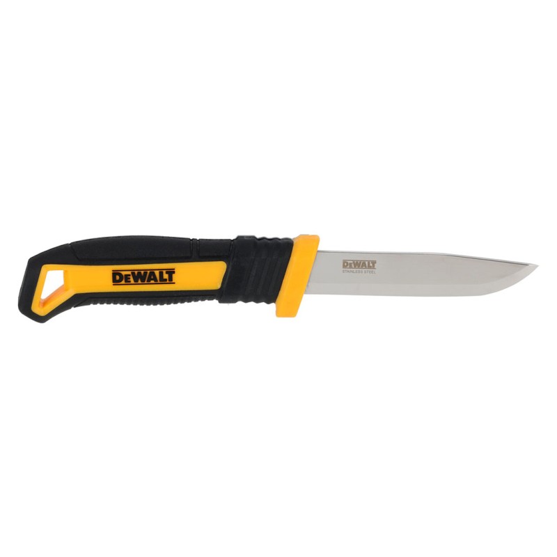 Nóż z ostrzem stałym 90mm DeWALT DWHT9-10354 osłona
