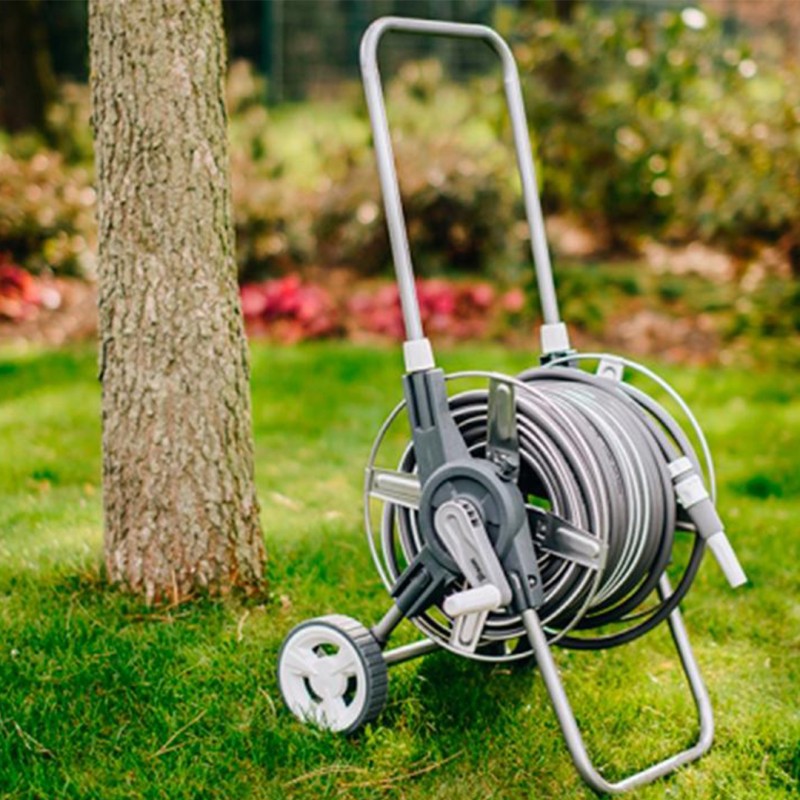 Zestaw z wózkiem na wąż BRADAS WL-W2K20 WHITE SILVER PLUS 1/2''-20m