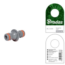 Dwójnik do szybkozłączy BRADAS WL-2200 WHITE LINE 25 sztuk
