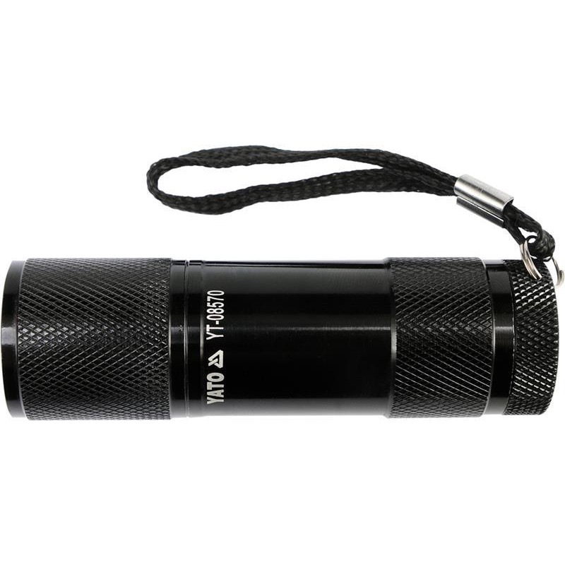 Latarka LED Yato YT-08570 9 LED aluminium 85x25 mm 3xAAA