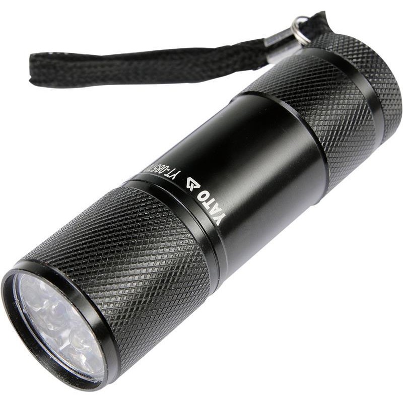 Latarka LED Yato YT-08570 9 LED aluminium 85x25 mm 3xAAA