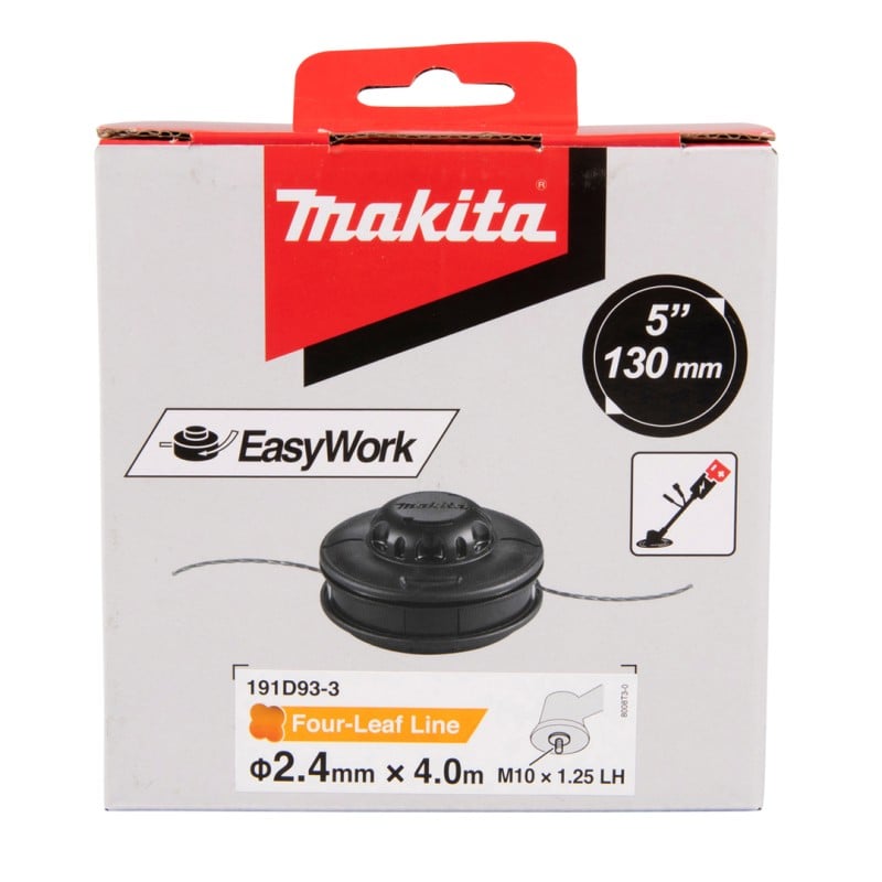 Głowica żyłkowa Makita 191D93-3 2,4mm M10x1,25 LH 4m koniczyna