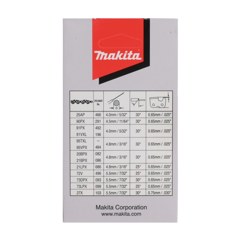 Łańcuch Makita 191H01-8 12" 3/8" 46ogniw szer. 0,043" 1,1mm