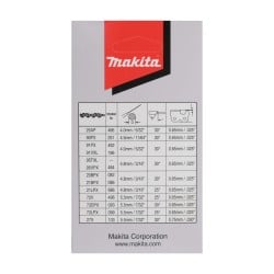 Łańcuch Makita 191H29-6 15" 0,325" 64ogniwa szer. 0,056" 1,5mm