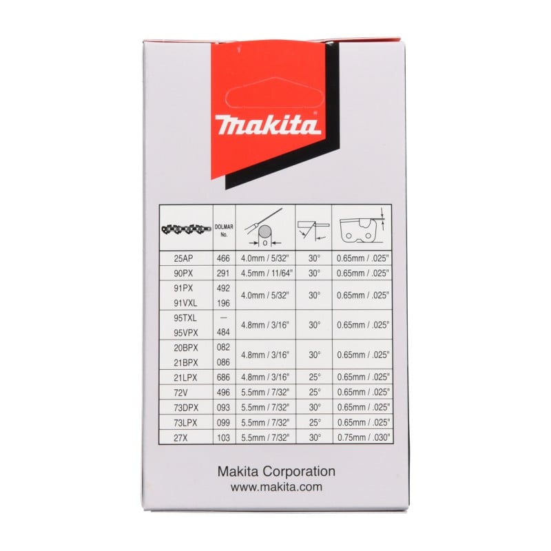 Łańcuch Makita 191H29-6 15" 0,325" 64ogniwa szer. 0,056" 1,5mm