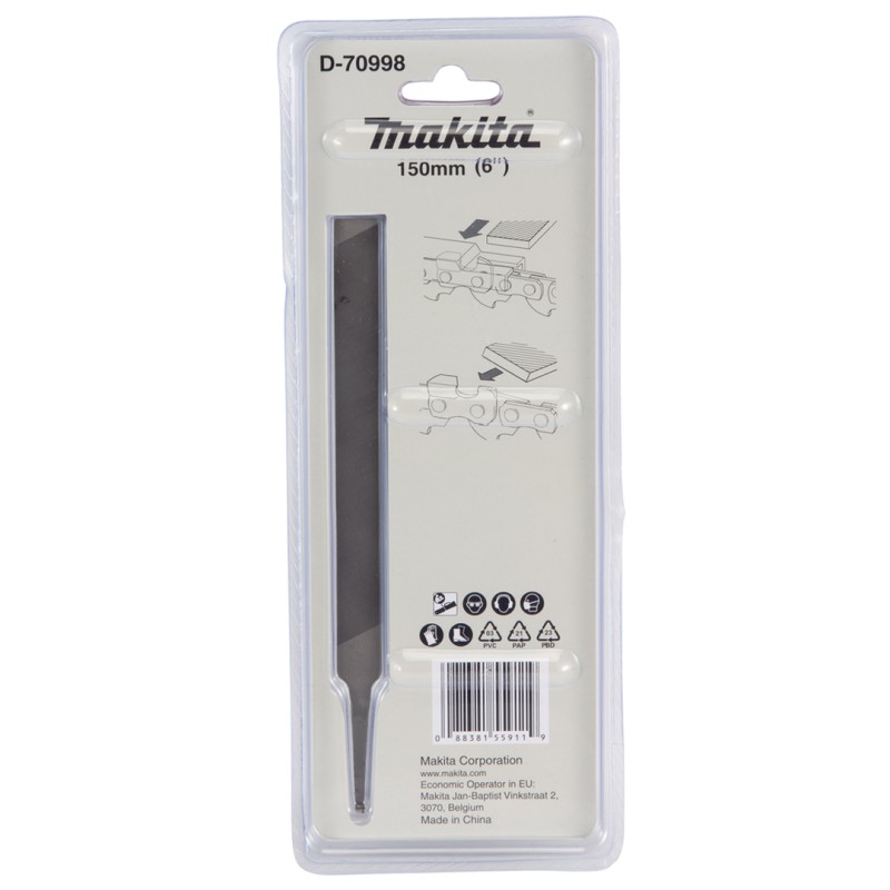 Pilnik płaski Makita D-70998 150 mm z uchwytem i przymiarem