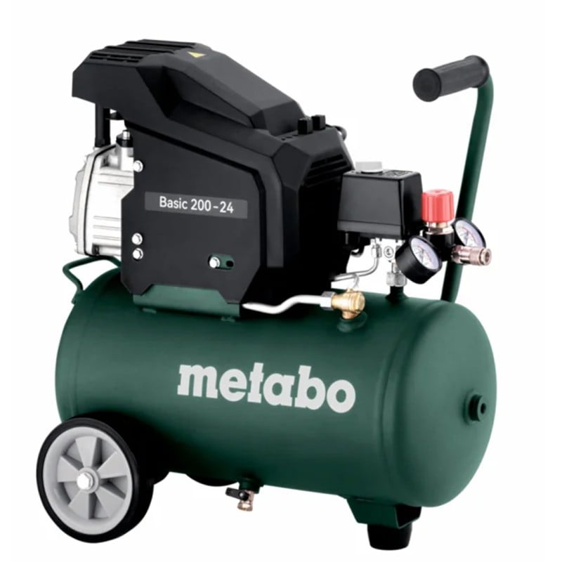 Kompresor olejowy Metabo Basic 200-24 601522000 24l 8bar 1.2kW 80l/min 230V