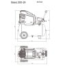 Kompresor olejowy Metabo Basic 200-24 601522000 24l 8bar 1.2kW 80l/min 230V