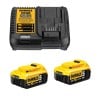 Akumulatorowa gwoździarka DeWALT DCN650P2-QW 18V 2x5Ah Li-Ion XR BL 15Ga walizka