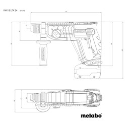 Zestaw narzędzi akumulatorowych Metabo Combo Set 6.1 685211000 4x4Ah torba