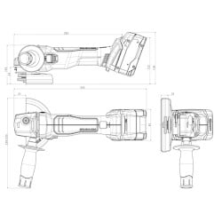 Zestaw narzędzi akumulatorowych Metabo Combo Set 6.1 685211000 4x4Ah torba