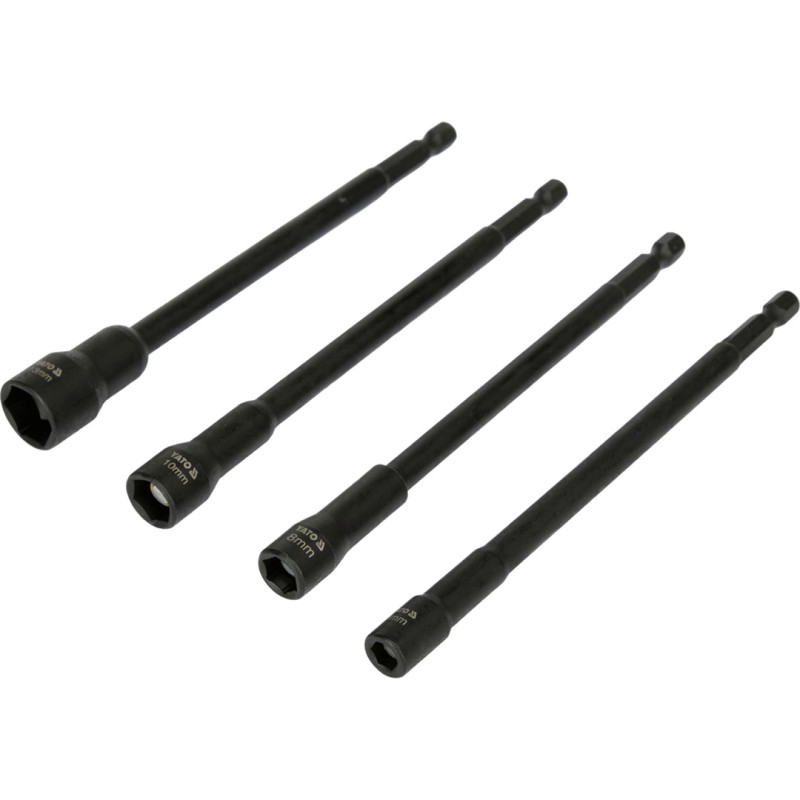 Zestaw nasadek magnetycznych YATO YT-04642 1/4" 150mm 4 sztuki
