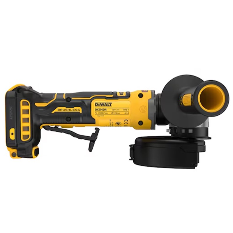 Akumulatorowa szlifierka kątowa DeWALT DCG404S2T-QW 18V 2x3,5Ah XR BL walizka