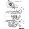 Pilarka ukośnica Metabo KGS 254 M Set 613254900 1800W 305/215mm 92/47mm