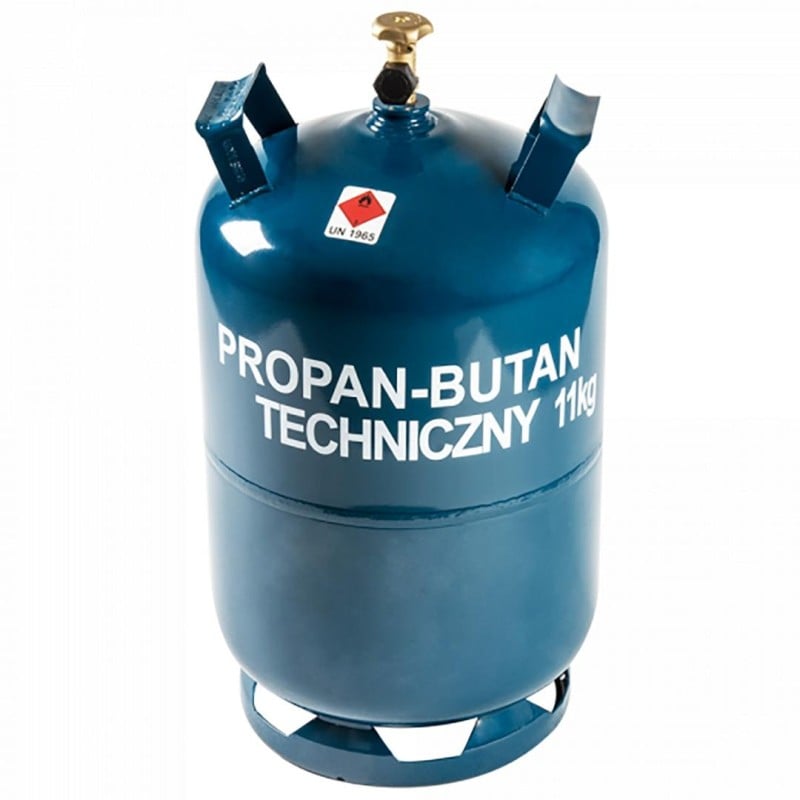 Butla do gazu PROPAN-BUTAN Bradas PBB11 bez kołnierza 11kg
