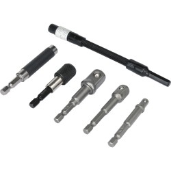Zestaw adapterów i końcówek wkrętakowych YATO YT-04640 1/2" 1/4" 3/8" 6szt.