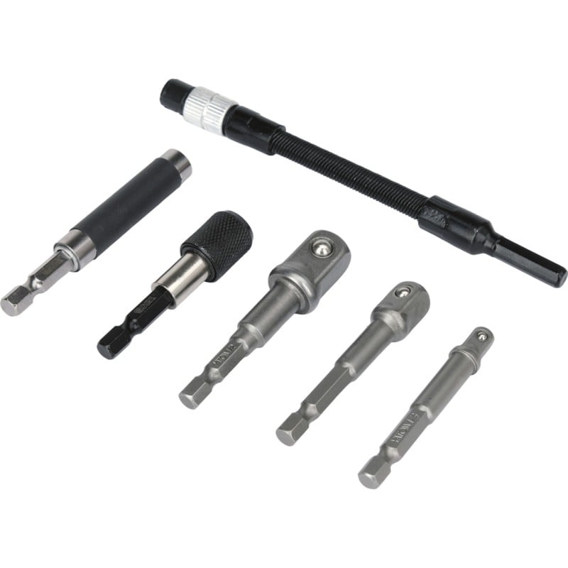 Zestaw adapterów i końcówek wkrętakowych YATO YT-04640 1/2" 1/4" 3/8" 6szt.