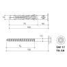 Kołek ramowy rozporowy 14x160mm Wkręt-Met KPR-FAST-14160K TX50/SW17 nylon 20szt.