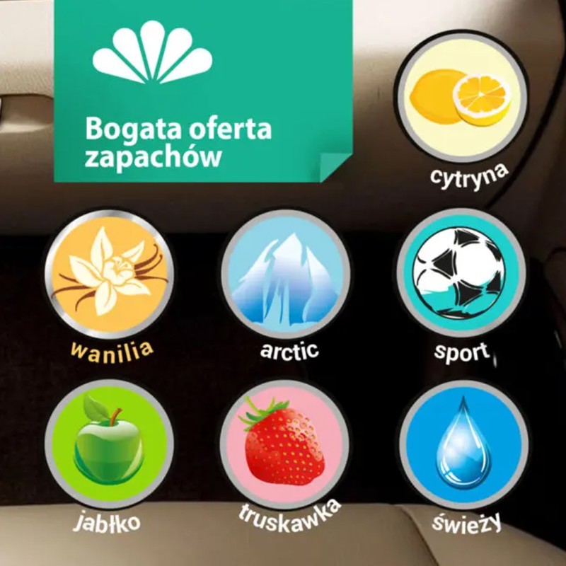 Preparat do kokpitu Moje Auto 19-103 błyszczący antystat. Jabłko 750ml