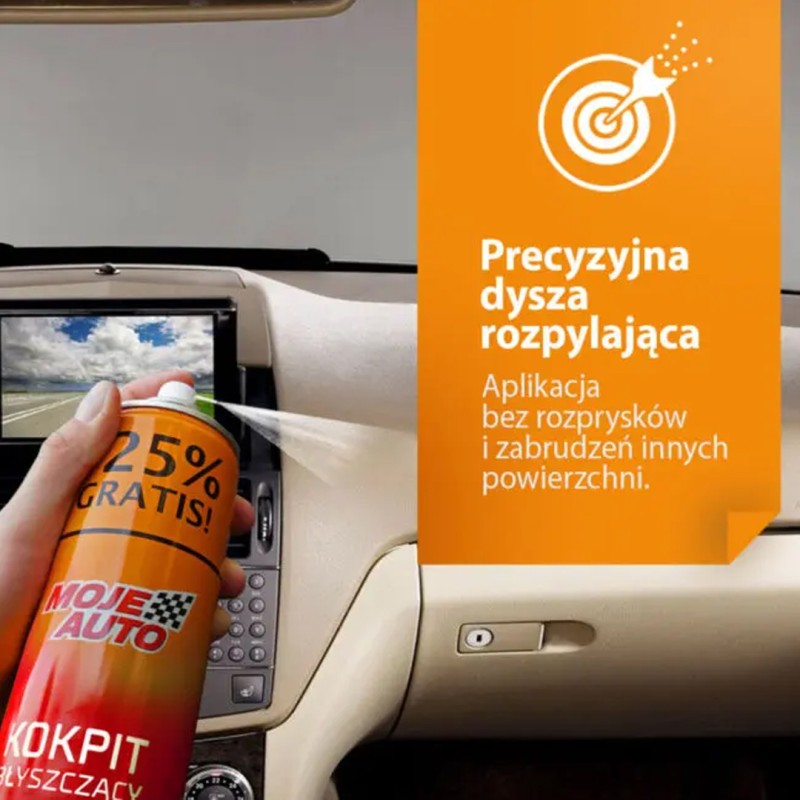 Preparat do kokpitu Moje Auto 19-107 błyszczący antystat. Truskawka 750ml