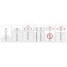 Wkręt dystansowy do drewna 6,0x120mm Wkręt-Met WKSS-60120-B TX30 100szt.