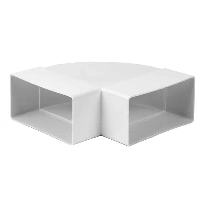 Kolano poziome kanału płaskiego S&I 003-112 S/KPO 110x55mm ABS