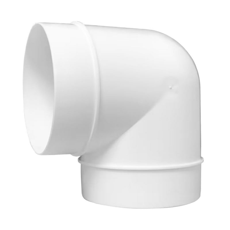 Kolano kanału okrągłe S&I 003-109 S/KO Ø100/90mm ABS