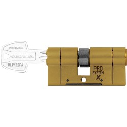 Wkładka do zamka drzwi GERDA PSX 30/40mm ATEST C KL6.2 mosiądz 5 kluczy