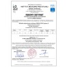 Wkładka do zamka drzwi GERDA PSX 30/40mm ATEST C KL6.2 mosiądz 5 kluczy
