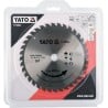 Tarcza do drewna 185x20 mm 36T YATO YT-60622 9000 rpm widiowa