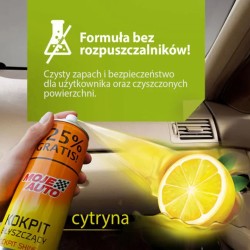 Preparat do kokpitu Moje Auto 19-010 błyszczący antystat. Cytrynowy 750ml