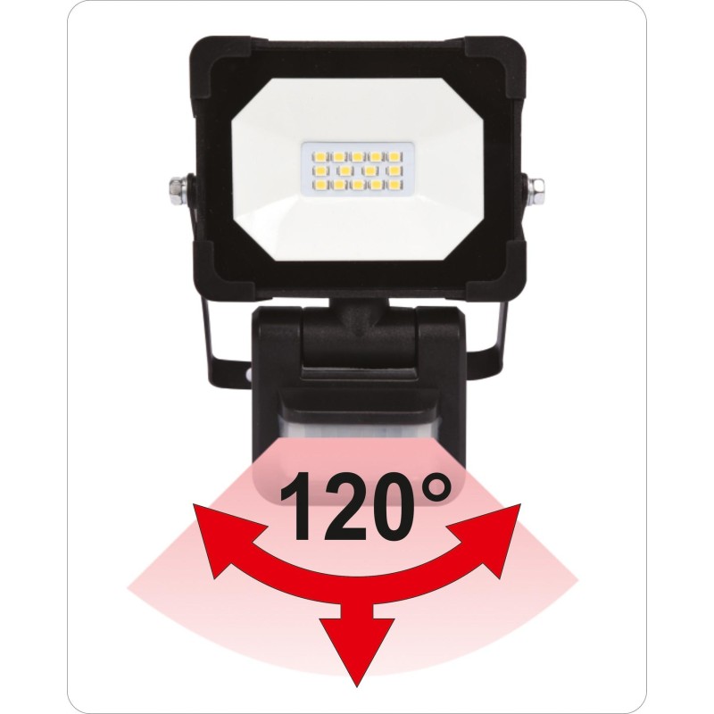 Reflektor LED YATO YT-81828 30W 3000lm IP54 czujnik ruchu 10m 6500K
