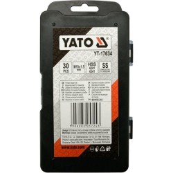 Zestaw do naprawy gwintów YATO YT-17634 M10x1.5 HSS stal nierdz. 30 el.