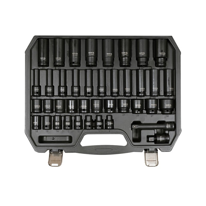 Zestaw nasadek udarowych Yato YT-10555 1/2" CrMo AS-Drive 40el. walizka