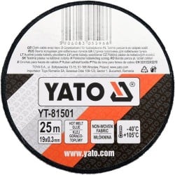 Taśma parciana Yato YT-81501 25m 19mm do wiązek kabli -40 do +105°C