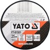 Taśma parciana Yato YT-81501 25m 19mm do wiązek kabli -40 do +105°C